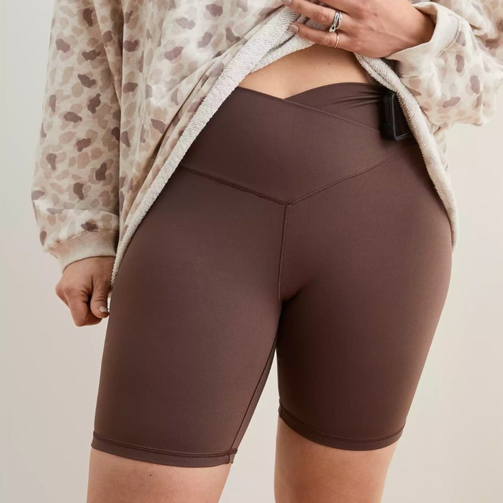 American Eagle Aerie Real Me Wrap Bike Short